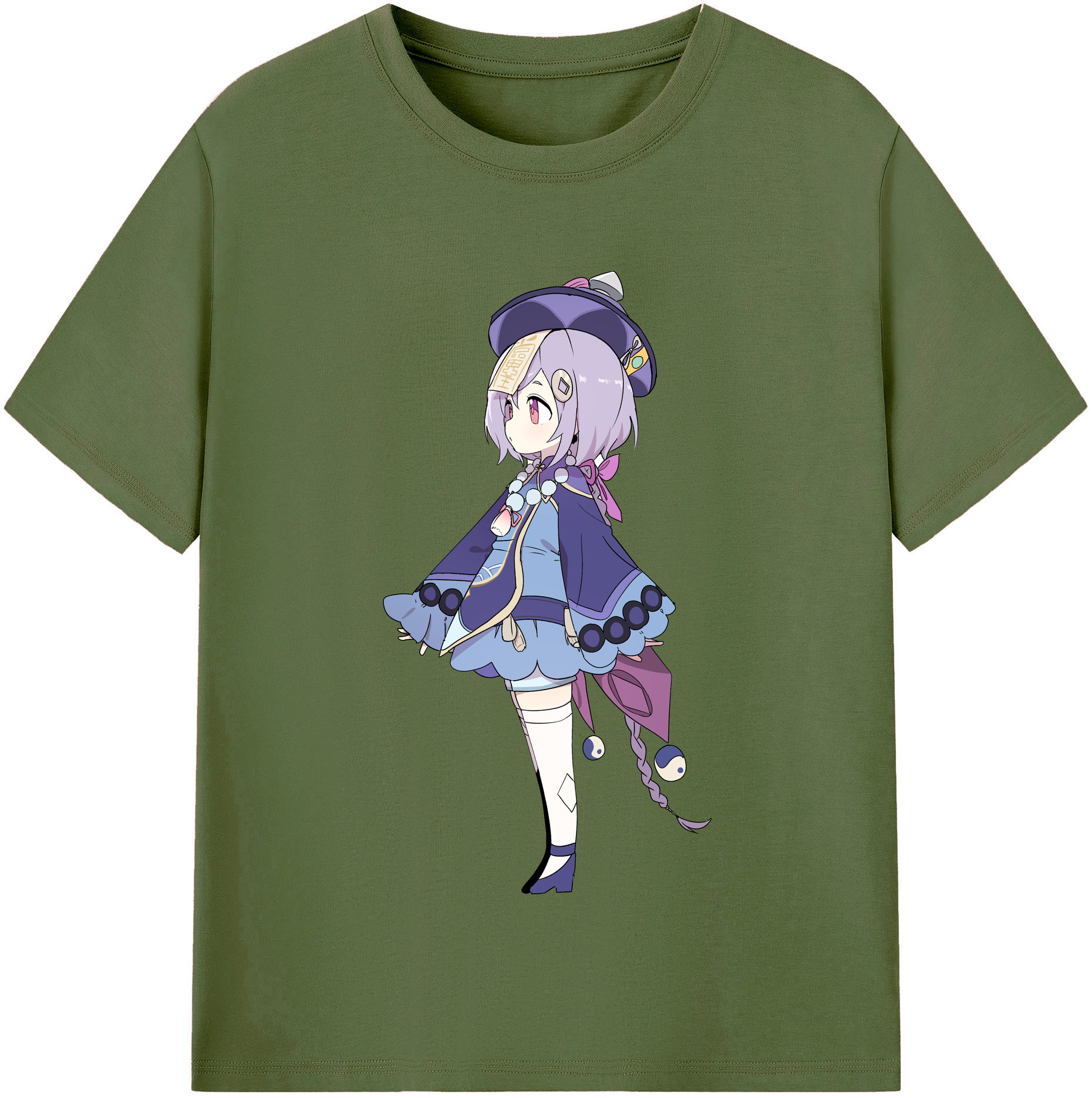 げんし神 七七 なな  genshin Nana 綿100％半袖Tシャツ（フロントプリント）